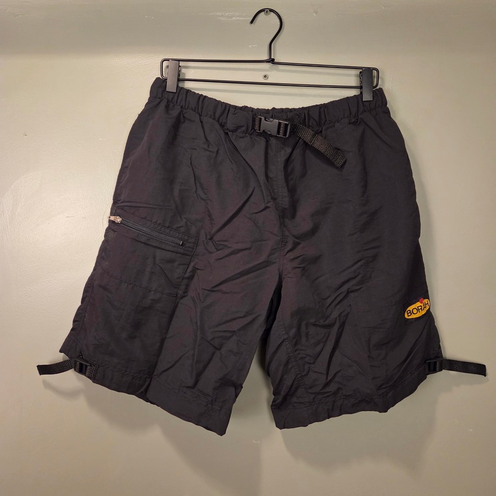 Borah BT Men's Nylon Cargo Biking Shorts Cycling Padded Gusset, Size XL‎